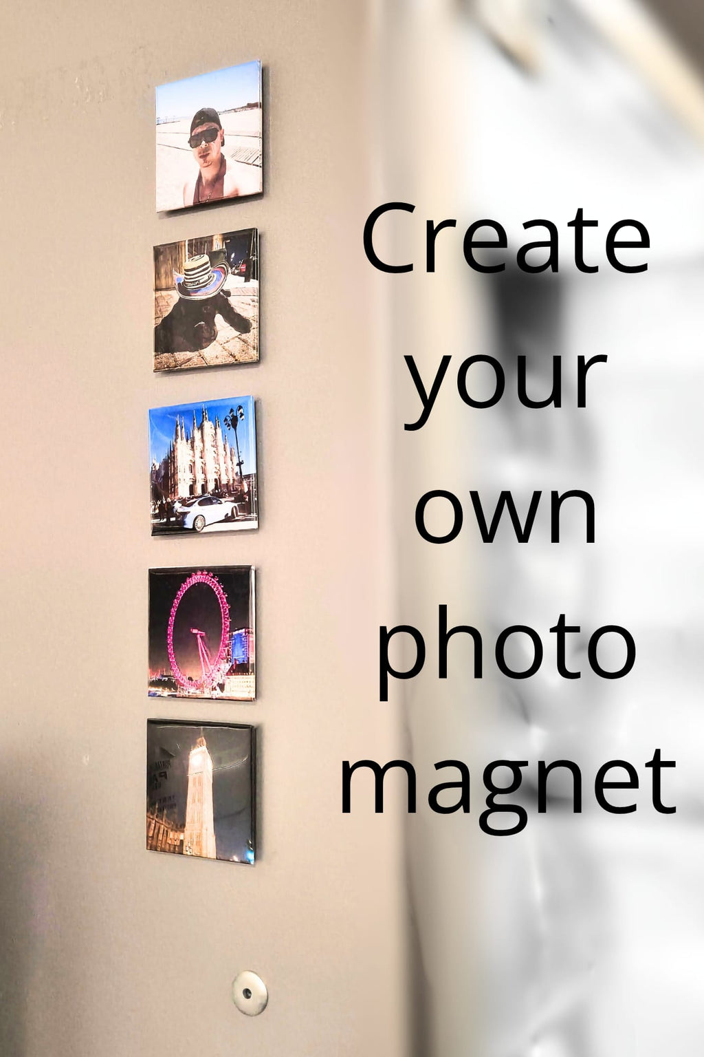 personalised photo magnet-set of 25