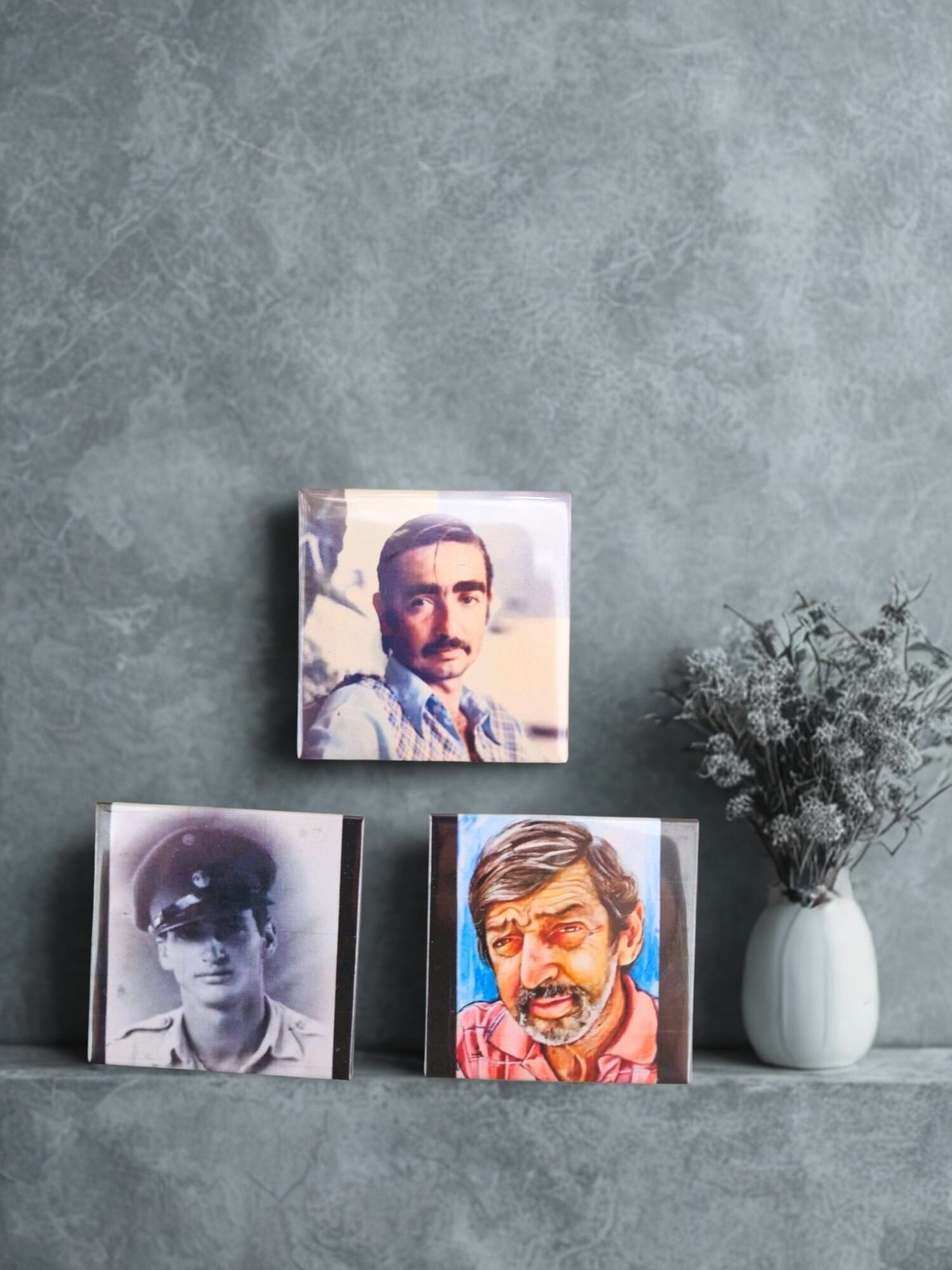 personalised photo magnet-set of 25