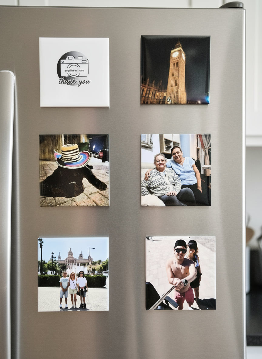 Personalised Photo Magnet - Set of 6