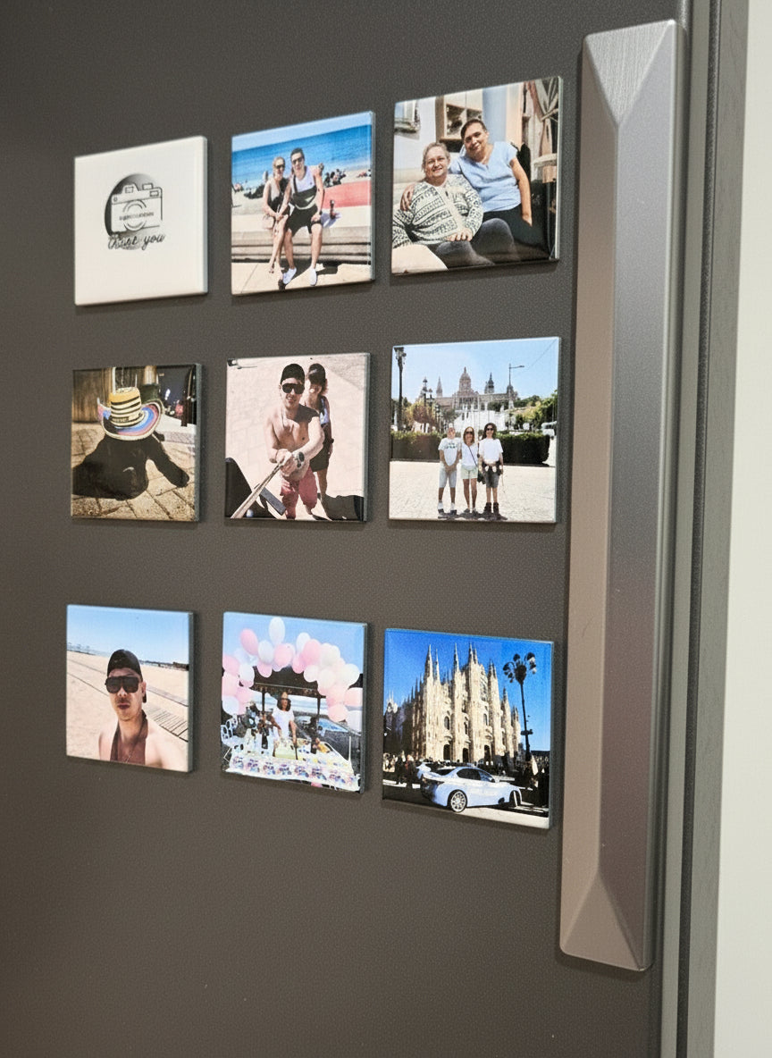 Personalised Photo Magnet - Set of 9